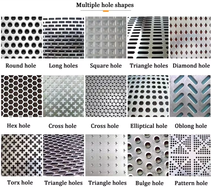 SS304 Perforated Mesh Panels For Food Processing And Drying Trays