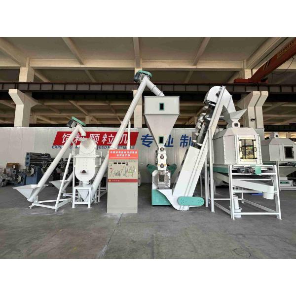 1000-2000kg/Hour Small-Scale Poultry Feed Production Line Small Manufacturing Machines Mini chicken Feed Making Machine Livestock Pellets Plant
