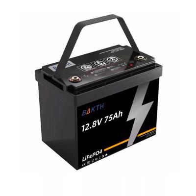 12V 75Ah Lifepo4 Power Pack High Performance Deep Cycle Lithium Battery For Home Energy Storage