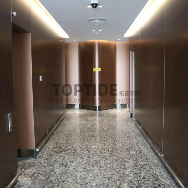 Waterproof Noise Reduction 400mm Environmental Friendly Aluminium Ceiling Board For Bathrooms