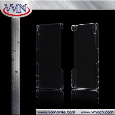 Crystal PC Hard Cover Case For Sony xperia z5 clear transparent tough case