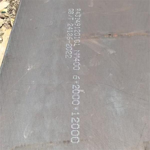 Plaque d'acier résistante à l'usure de haute résistance NM400 AR400 AR450 AR500 AR600 personnalisée