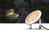 Tampa de vidro moderada do diodo emissor de luz 3200LM SS316L do CREE SMD3535 corpo claro subaquático