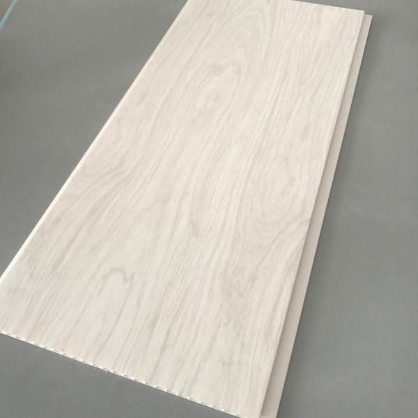 Grey Color Pvc Honeycomb Panels , Plastic Wood Grain Panels 10 Inches