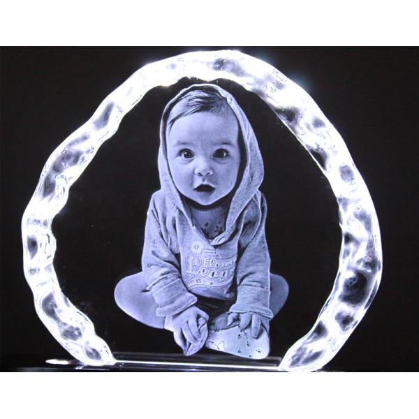 3W 3D Glass Crystal Laser Engraving Machine , 800-1200 DPI Industrial Laser Engraving Machine