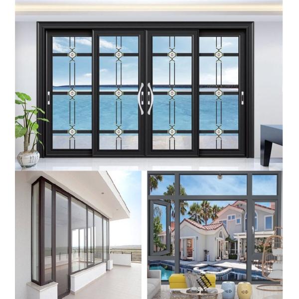 Sliding Window Track 6063 Aluminium Extrusion Profile Building Materials