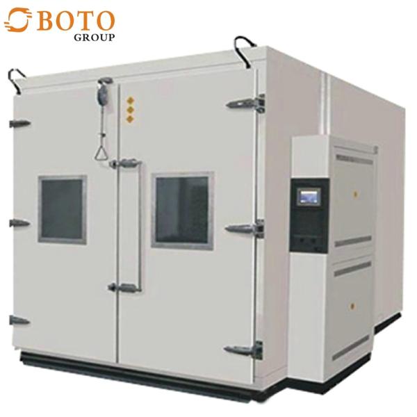 Проходная камера испытания температуры и влажности, -20 ~ 150 °C, 20-95% RH, охлажденный водой / двухступенчатый компрессор