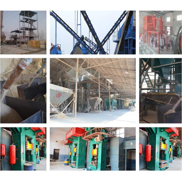 50%-65% SiO2 Content High Alumina Arc Refractory Brick for Petrochemical Industry