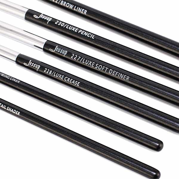 Aluminium Ferrule Eye Pencil Brush ODM Available Eyeshadow Brush Set