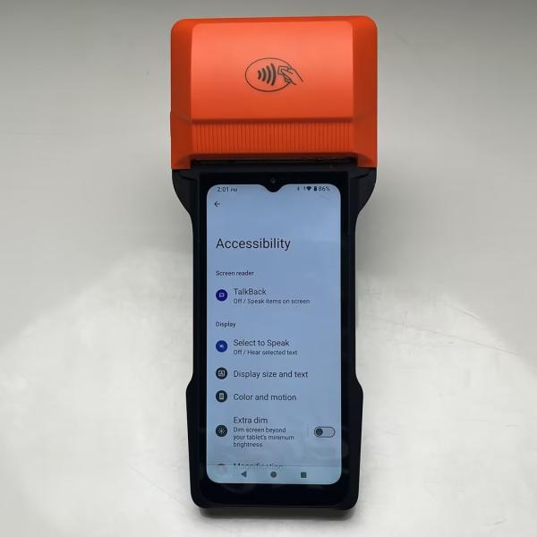 32GB Handheld Point Of Sale System 2.4G Wifi / 5G Wifi Wireless Smart POS For Retail Kiosk