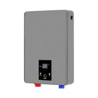 Aquecimento instantâneo Controle de tela táctil aquecedor de água sem tanque 6KW IPX4 impermeável