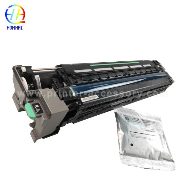 Чёрный барабанный блок с блоком разработчика для Rioch SPC 840