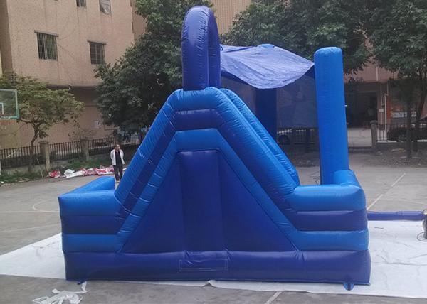 Funny Jumping Castles Frozen Inflatable Bounce House With Slide And Roof Cover
