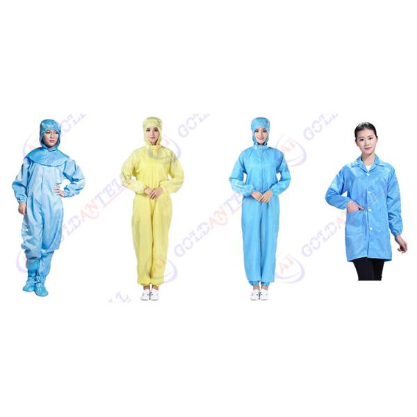 Одежды Coverall ESD комбинезона чистой комнаты носка безопасности анти- статической равномерная регулярная