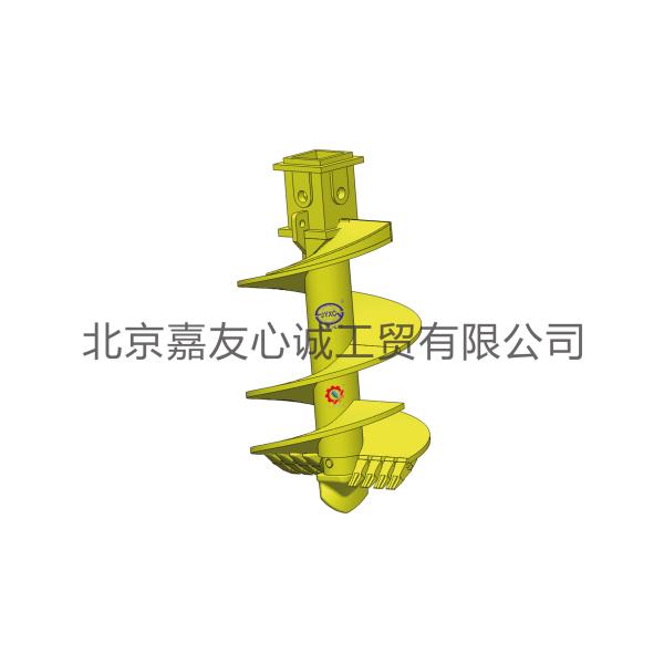 Double-head Straight Flight Drilling Auger