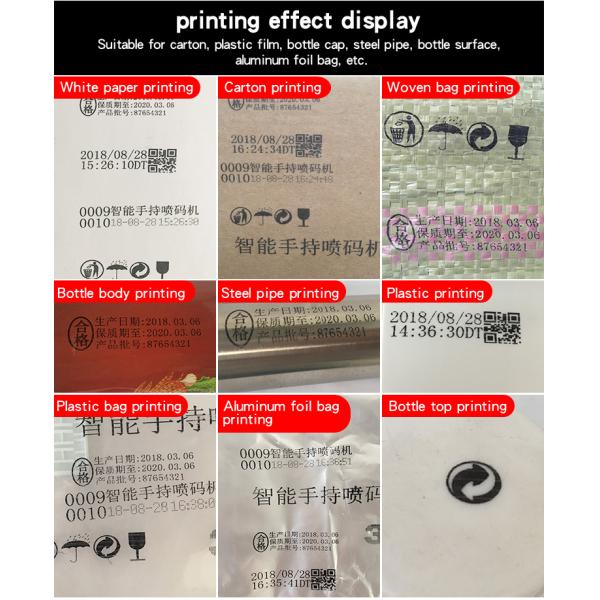 Handheld Inkjet Printer for Portable Data Code and Logo Printing 50M/MIN Print Speed