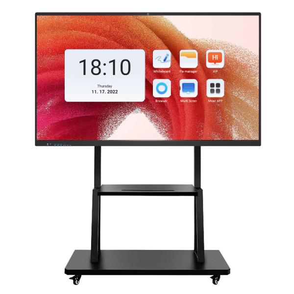 Qtenboard 4K 20 Point Touch Screen Interactive Whiteboard with OEM/ODM Support for Bulk Orders