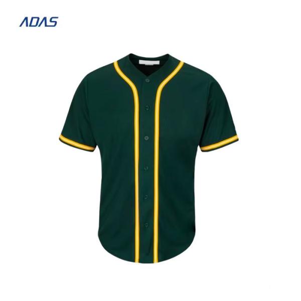 ODM Youth Softball Uniforms Mesh V Neck Custom Youth Baseball Jerseys