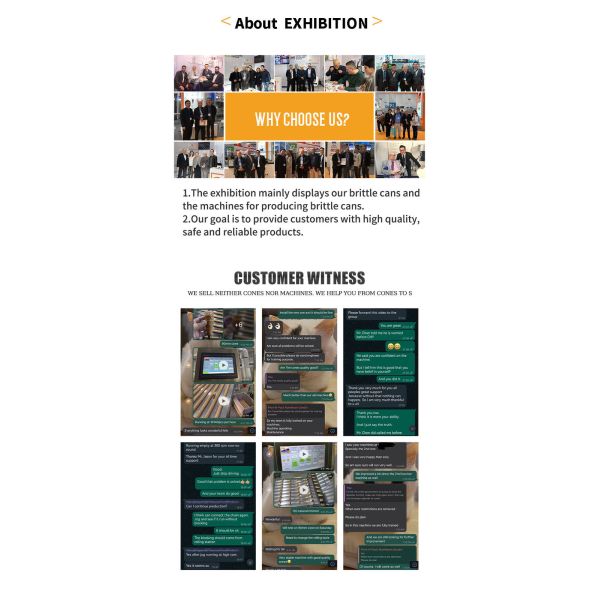 Automatic Barquillo Cone Production Line Capacity 1800 PCS/H  Solution For Sugar Cone Manufacturing