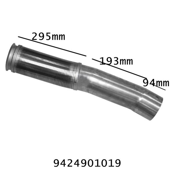 9424901019 76cm Engine Exhaust Pipes For MERCEDES-BENZ