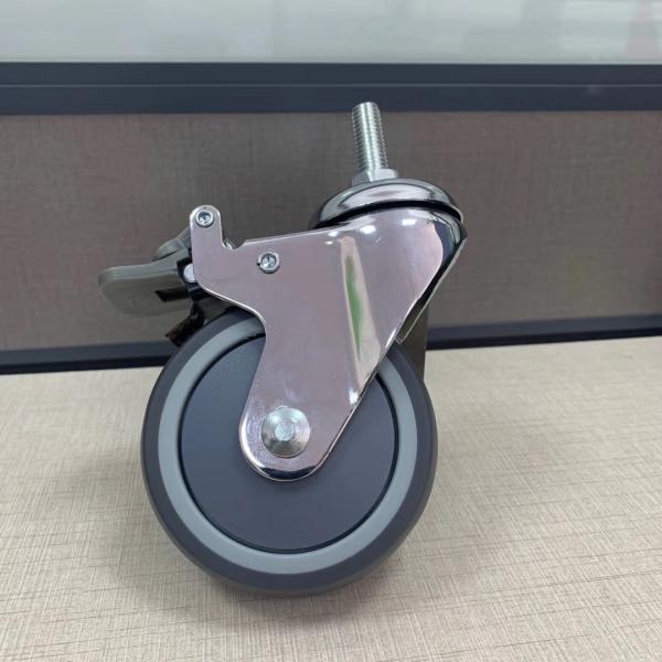 Медицинские рицинусы колеса TPR рицинуса рицинусов промышленные с PP для кровати мебели