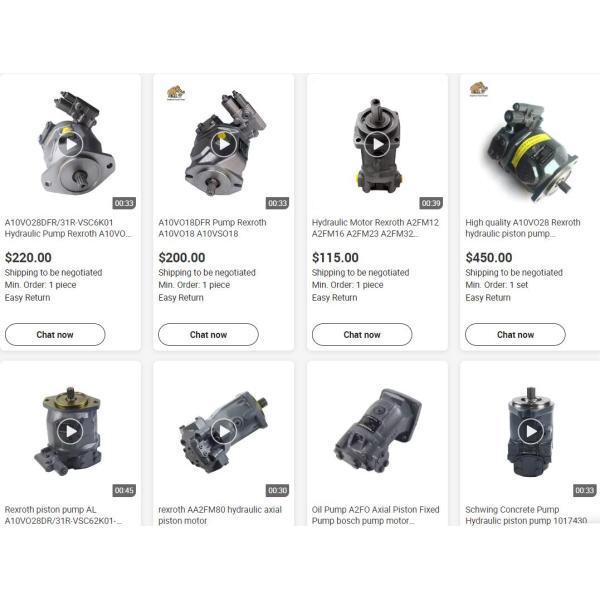 OEM Тип Новый на складе Гидравлический поршневый насос Rexroth ALA10VNO 41 DFR1/52R-HRC40N00 -S1005 Послепродажный рынок