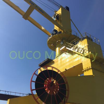 guindaste móvel elétrico bordejando hidráulico do estaleiro 20t