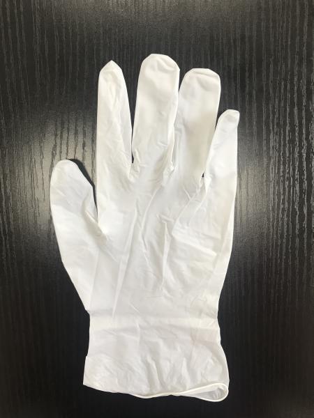 White Latex Free Powder Free Disposable Gloves S - XL Size PVC Material