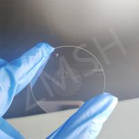 Wafer de saphir de 2 pouces avec trou C-plan Al2O3 monocristallin 9,0 dureté