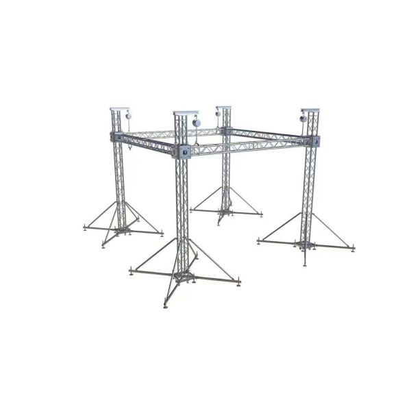 Portable Aluminum Lighting Truss Durable Lightweight Modular Structure for Event Stage Exhibition Lighting Setup