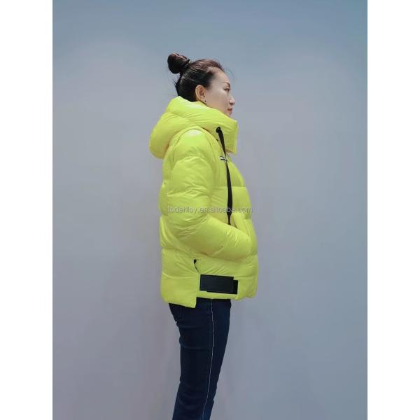FODARLLOY F21163 Ladies Warm Hooded Cotton-padded Clothes Women Slim Long Winter Jackets Women Coats