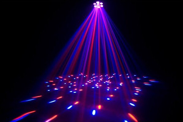 DJ Special Effects Lights 30 Watt RGB Six Eyes LED Disco Light With Bubble Effect