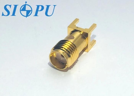 Connecteur coaxial RF féminin SMA ¢ type de soudure de PCB