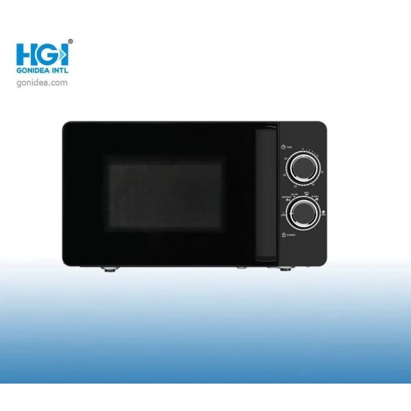 Aparatos de cocina Balck 20L Horno de microondas eléctrico para el hogar Control de temporizador digital