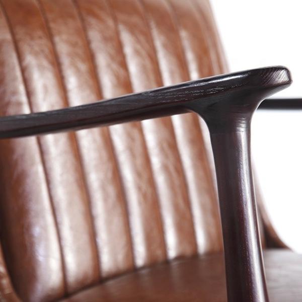 Wooden Non Scratch Leisure Lounge Chairs