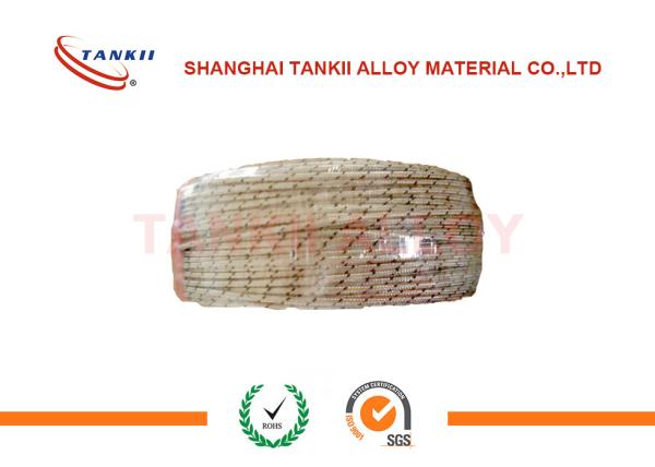 K Type Thermocouple Wire 0.711mm  with Silica Fiberglass Insulation  Green and White color