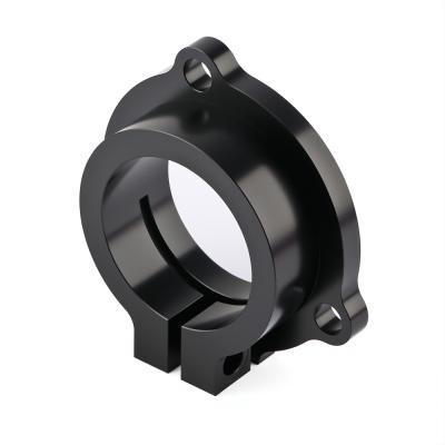 Acier inoxydable Aluminium 6061 Oxyde noir Découpe de précision Prototypage rapide Services de fraisage CNC Parties avec pièces métalliques