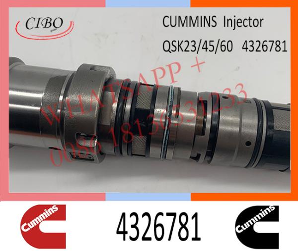 Injecteur de gazole de CUMMINS 4326781 4002145 4087894 4088428 moteur de la pompe d'injection QSK23 QSK45 QSK60