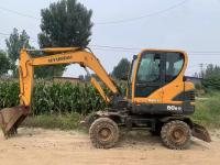 Máquina de Escavação Hyundai 60W-9 Usada com Altura de Escavação Máxima de 6070 mm