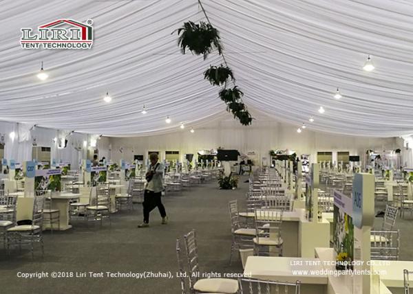 Custom Big Outdoor Event Tents White Party Tents With Tables Chairs Wedding Tent