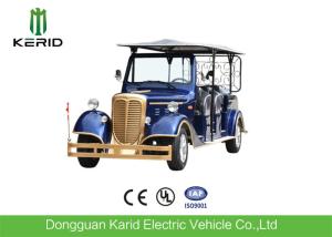 11 Seater Electric Vintage Sightseeing Car With 7.5KW Traction Performance Motor