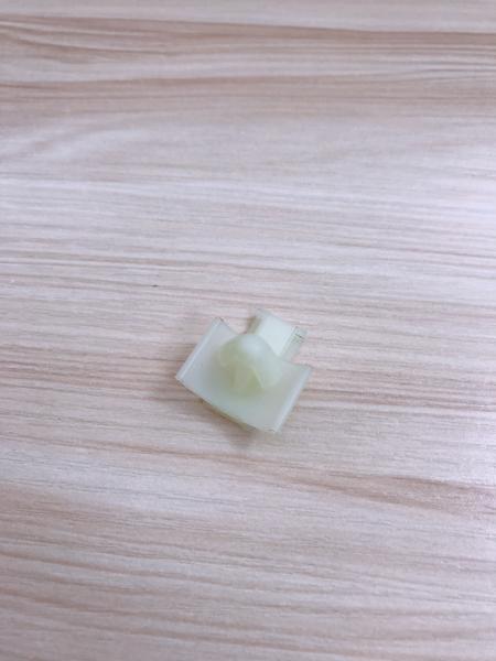 Eco - Friendly Automotive Plastic Parts White Clip For Auto Connector Housing