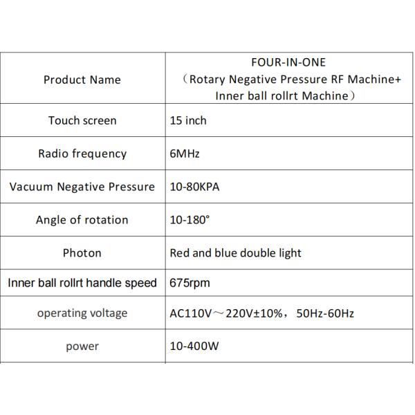 кожа терапией RF машины кавитации вакуума 40K затягивая вращение 360