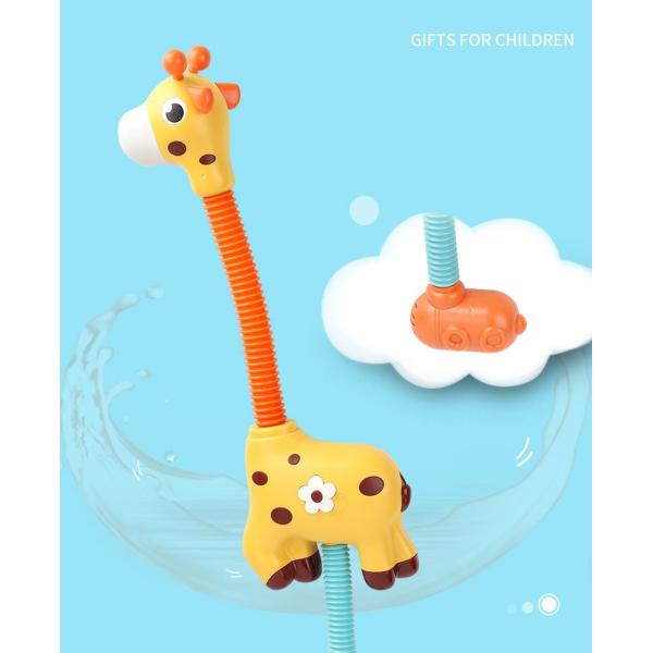 Automatic Circulating Water Spray Electric Giraffe Shower for Children's Bathroom Toy