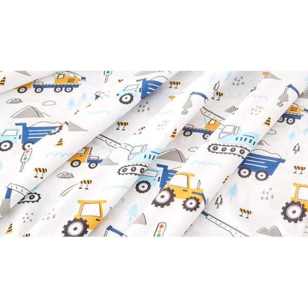 Boys Sheet Set with White Car Pattern,Breathable Silky Soft Microfiber Kids Sheet Set