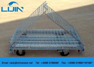 Mesh Storage Cages de aço industrial, gaiolas da segurança do fio 1200 * de 1000 * de 890mm