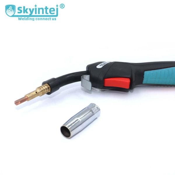 15AK Welding Torch Complete Set MIG MAG Air Cooled 6061 Aluminum Alloy Electric Drive  Welding Gun