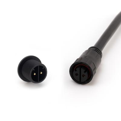 Industrial Nylon Circular Power Plug , Ip68 3 Pin Connector 30A