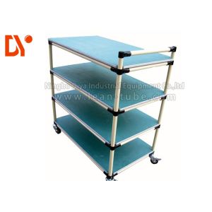 Нажатый рукой срок службы покрытия брызг профиля тележки Тоте сваренный холодом алюминиевый длинный