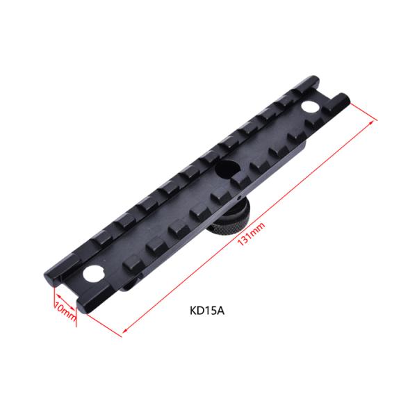 Matte Black Tactical Scope Mount 11mm Slot Carry Handle Mount Adapter Easy Installation